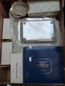 A large quantity of silver plated items some boxed including goblets,