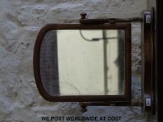 A 19thC mahogany dressing table mirror (W54)