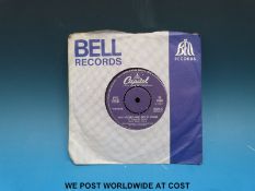 A collection of approximately 190x records, most from the 1950s and 1960s,