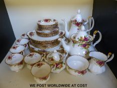 A quantity of Royal Albert Old Country Roses dinner and tea ware