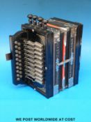 A Chromatic model melodeon C/C# circa 1910