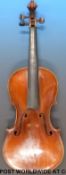 An early 20thC violin labelled Giovan Paolo Maggini (35.