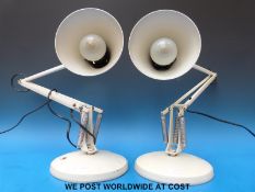 A pair of vintage Angle-poise lamps