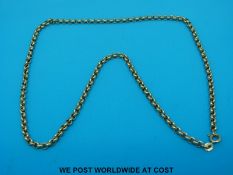 A 9ct gold necklace (7.