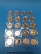 Twenty 2012 uncirculated silver Britannias