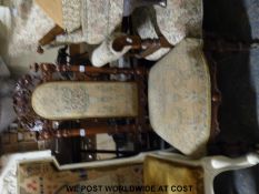 A 19thC carved oak Prie Dieu chair