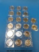 Twenty 2012 uncirculated silver Britannias