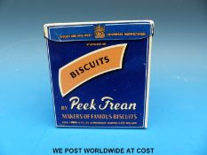 A small Peek Frean bisuit tin,