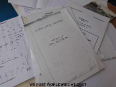 A quantity of photocopied Preston, Blackpool etc signal box diagrams,