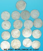 Seventeen Polish medieval hammered coins