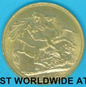 A 1902 Edward VII gold full sovereign