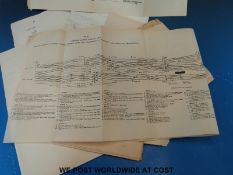 A large collection of signal box / track diagrams including Derby, London Bridge, Bricklayer's Arms,