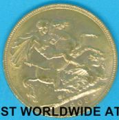 A 1903 Edward VII gold full sovereign