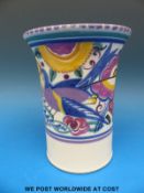 An early Poole blue bird vase