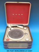 A Bush portable record player,