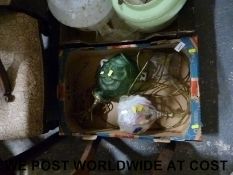 A collection of glass plaffoniers,