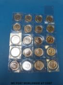 Twenty 2012 uncirculated silver Britannias