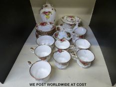 A quantity of Royal Albert Old Country Roses teaware etc