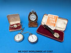 Three gentleman's pocket watches to include H.