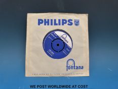 A small collection of about 35x 7” singles from the late 1950s to the early 1960s,