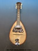 A bowl backed mandolin by Umberto Geccherini of Naples,