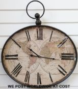 Pocket watch style wall clock.