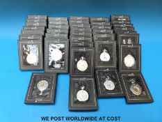 Thirty nine Heritage collection pocket watches all in original boxes