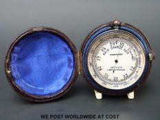 Aitchison & Son compensated pocket barrometer in original case