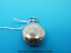 A Birmingham hallmarked silver sovereign case