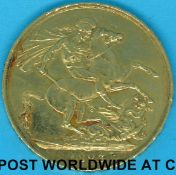 An 1823 George IV gold £2 coin, St George reverse,