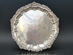 Silver salver,