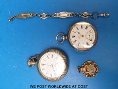 Two pocket watches including Kays lever and an Elgin