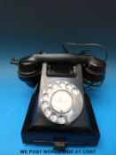 A vintage telephone
