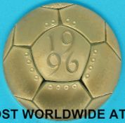 A 1996 gold proof £2 coin A Celebration of Football with certificate no 1894, 15.