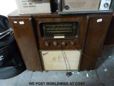A vintage/retro Ferguson radiogram with a Garrard 6.