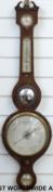 Arnold & Co. Georgian mahogany wall barometer with thermometer and hygrometer, Arnold & Co.