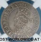 A 1638-39 Charles I sixpence, F-VF overall with some abrasions to reverse,