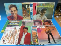 A collection of 14x highly collectable early Elvis Presley LPs: “Elvis”; “Elvis Is Back”;
