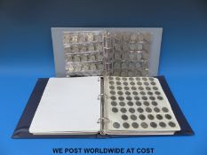 A very large amateur collection of English shillings and two shilling pieces, all post-1947,