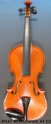 A 20thC violin labelled Antonio Lechi 1926 (36cm back)