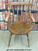 A Windsor captain's chair