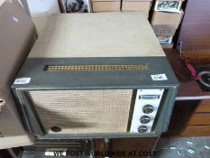 A Dansette portable record player