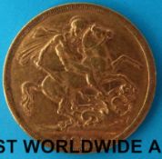 An 1889 Jubilee head Victoria gold full sovereign