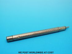 A yellow metal Hicks Patent propelling pencil