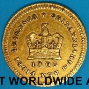 A George III one-third of a guinea of 1803 (2.