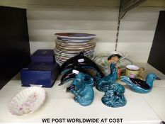 A collection of ceramics including Royal Worcester cup and saucer,