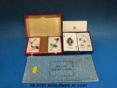 Fifteen sets of shipping line playing cards including Blue Star Line, Union Castle Line,