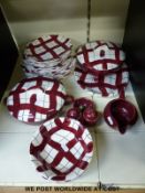 A retro dinner service,