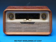 Perdio vintage C1960 radio in light case LW and MW