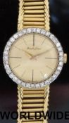 Bueche Girod 18ct gold ladies wristwatch,